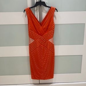 Bright Orange Formal Dress
